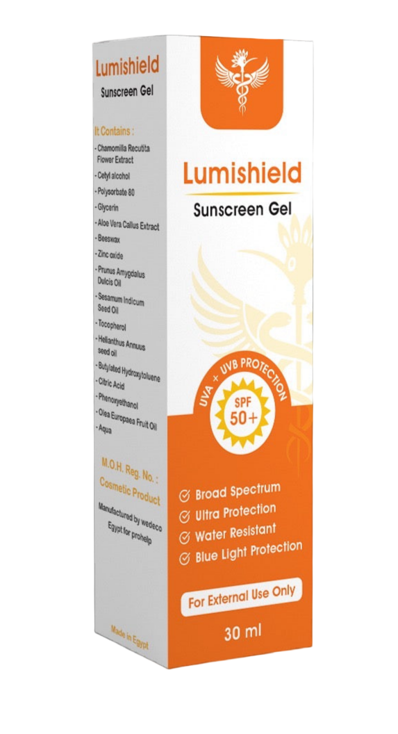 Lumishield sunscreen SPF+50 (UVA & UVB)