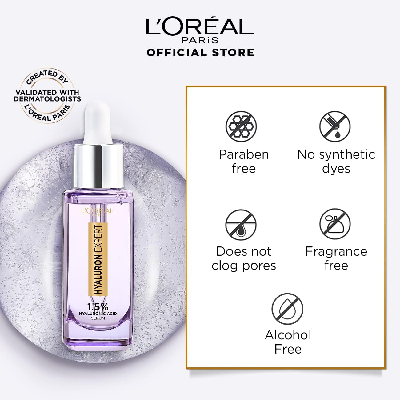 L’Oréal Paris L'Oréal Paris Hyaluron Expert Serum with Hyaluronic Acid - 30 ml