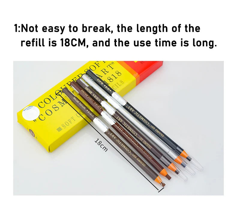 1818 Best Quality Phibrow Pencil Peel Off Pull Roll Paper Eyebrow Pencil eyebrow tint makeup brow liner Long-last Set with