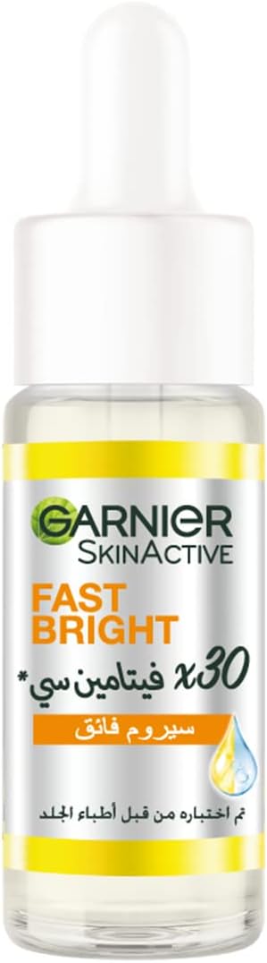Garnier skinactive fast bright 30x vitamin c & niacinamide anti dark spot serum 15ml