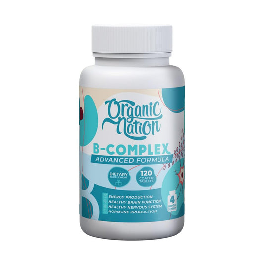 Organic Nation B-Complex Advanced Formula-120Serv.-120Tabs