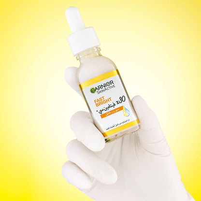 Garnier skinactive fast bright 30x vitamin c & niacinamide anti dark spot serum 15ml