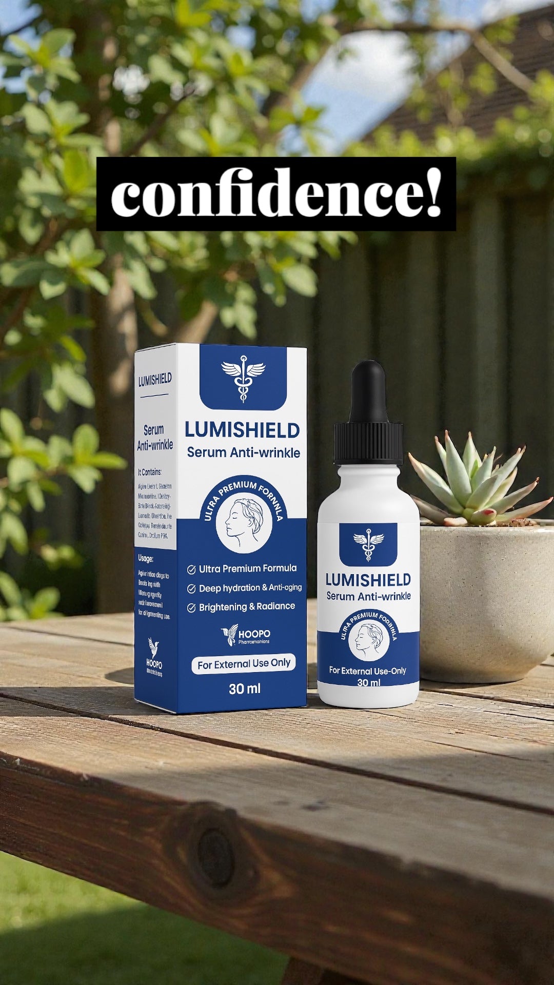Lumishield Serum Antiwrinkle - Hoopoe Pharma