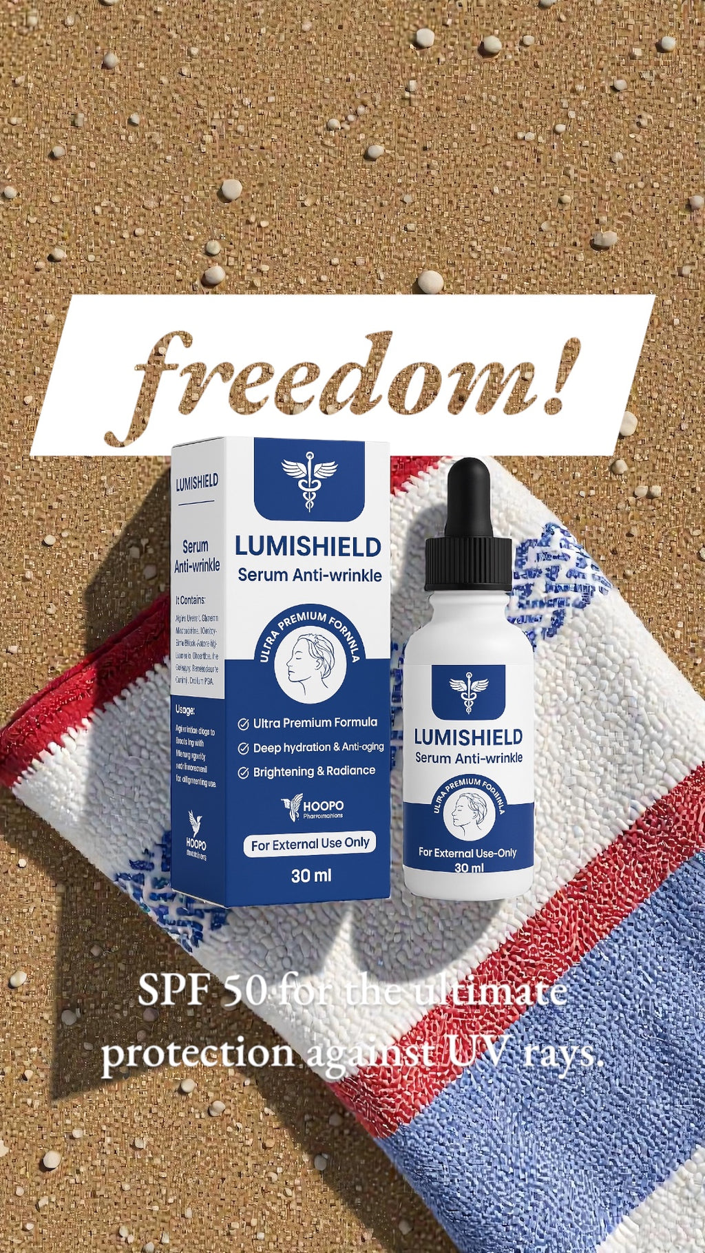 Lumishield Serum Antiwrinkle - Hoopoe Pharma