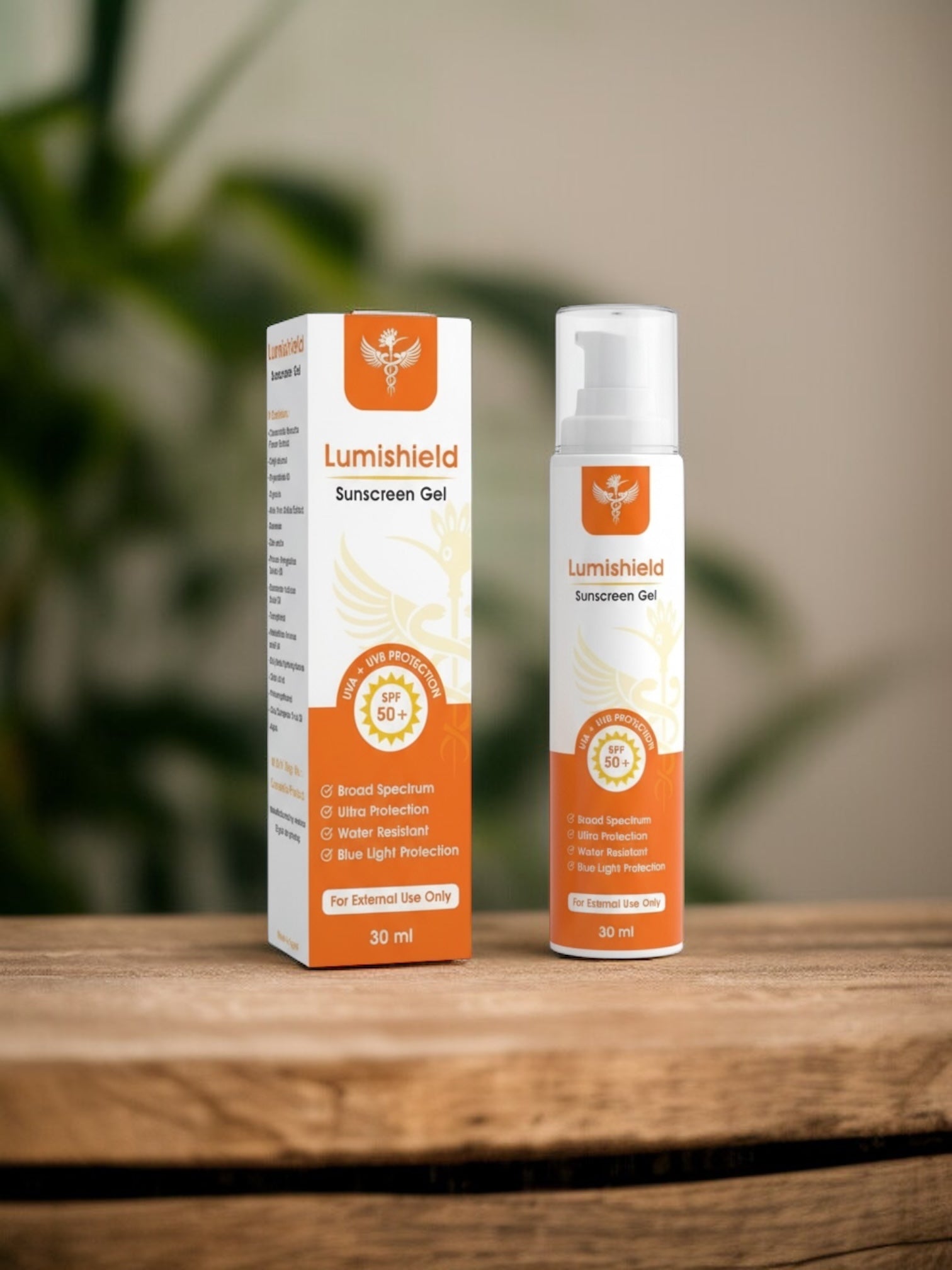Lumishield sunscreen SPF 50+ (UVA & UVB) - Hoopoe Pharma