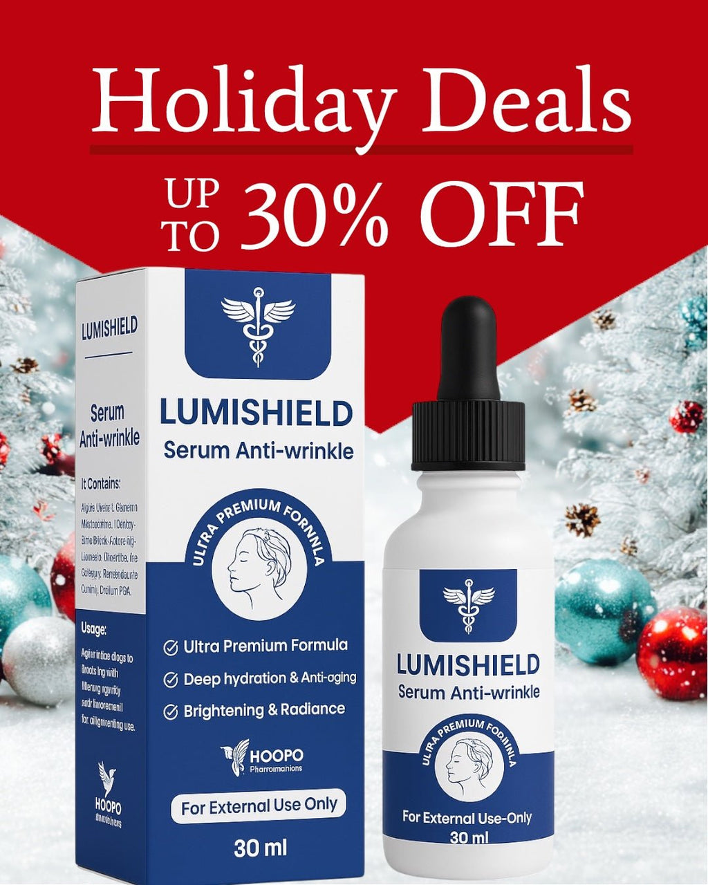 Lumishield Serum Antiwrinkle - Hoopoe Pharma