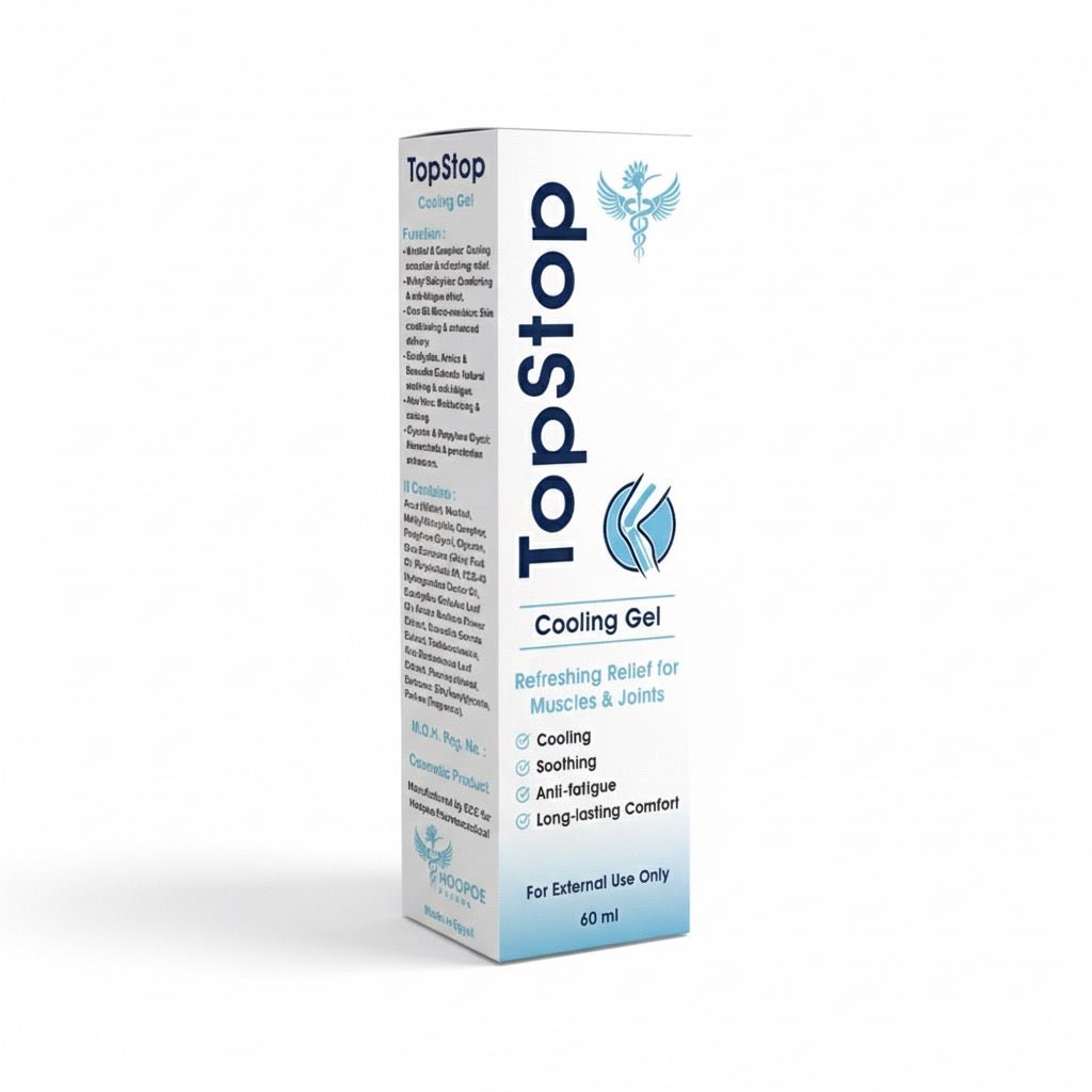 Topstop max cooling Gel - Hoopoe Pharma