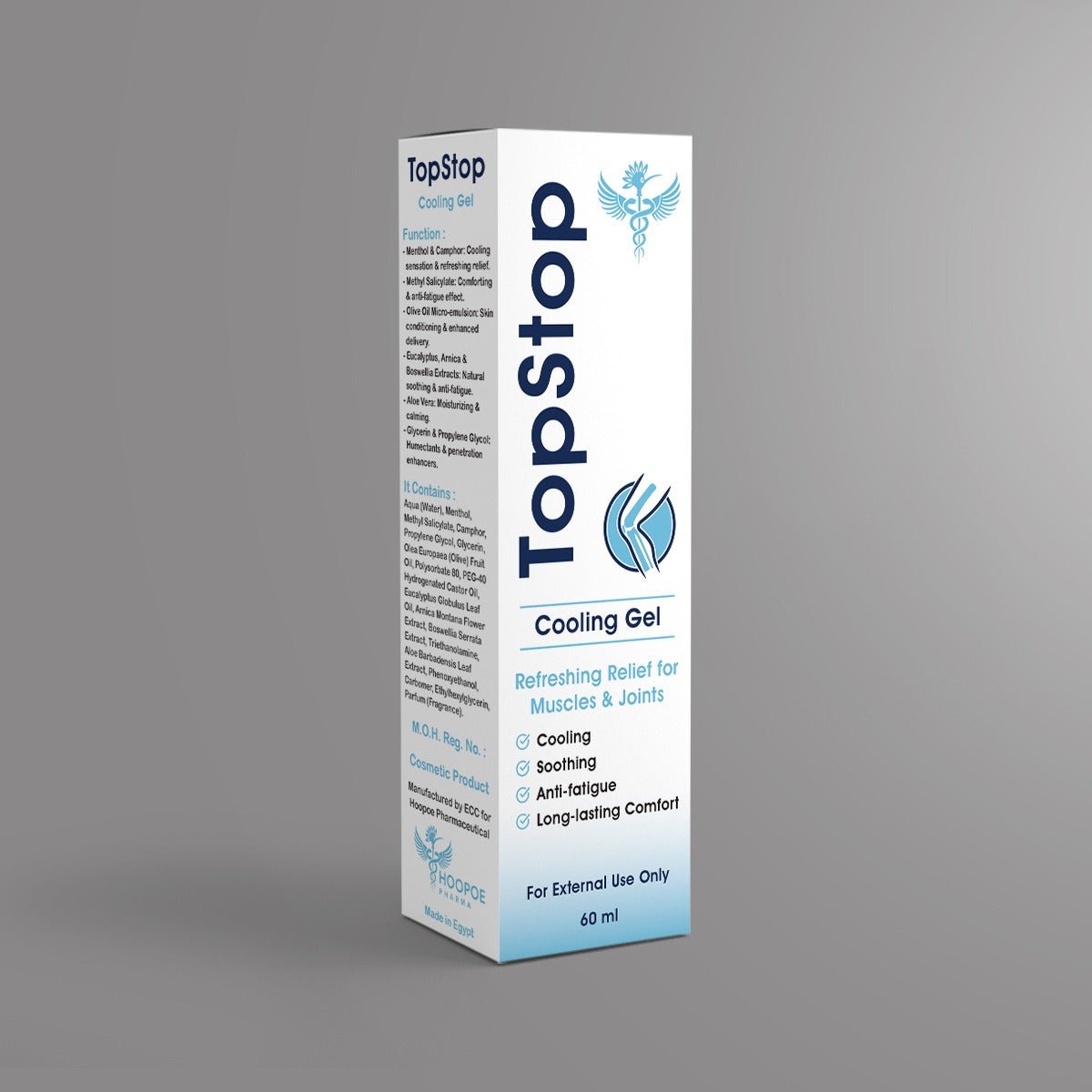 Topstop max cooling Gel - Hoopoe Pharma