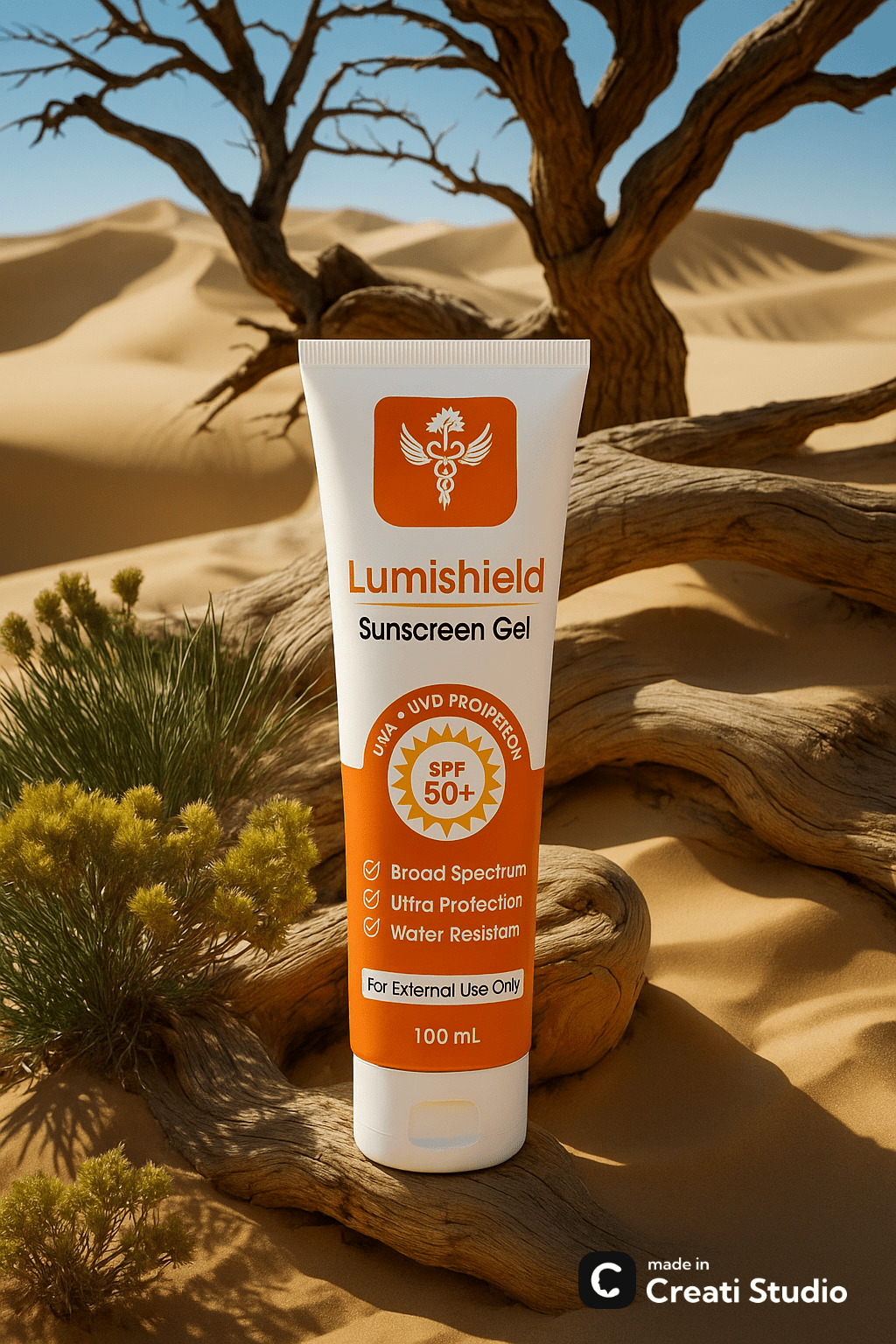 Lumishield sunscreen SPF+50 (UVA & UVB) - Hoopoe Pharma