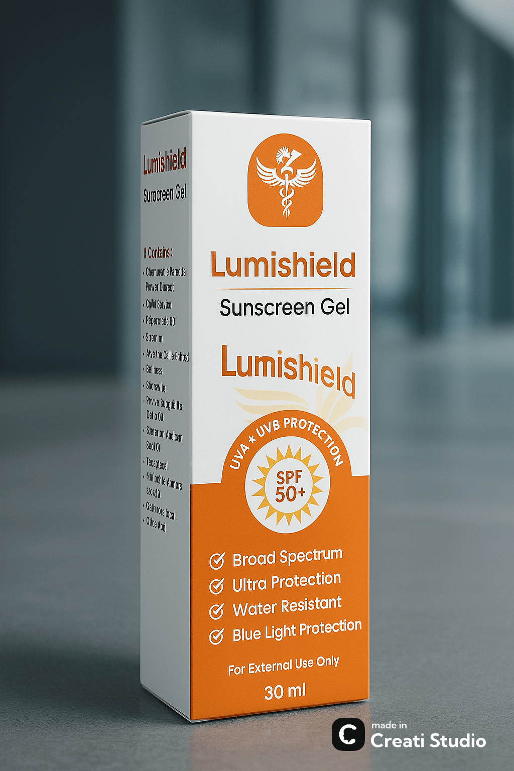 Lumishield sunscreen SPF+50 (UVA & UVB) - Hoopoe Pharma